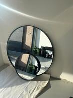 Ronde spiegels, Huis en Inrichting, Woonaccessoires | Spiegels, Ophalen, 100 tot 150 cm, Rond, Zo goed als nieuw