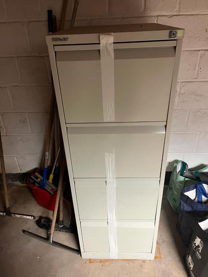 Armoire métallique BISLEY 4 tiroirs, Huis en Inrichting, Kasten | Lockerkasten, Gebruikt, Ophalen