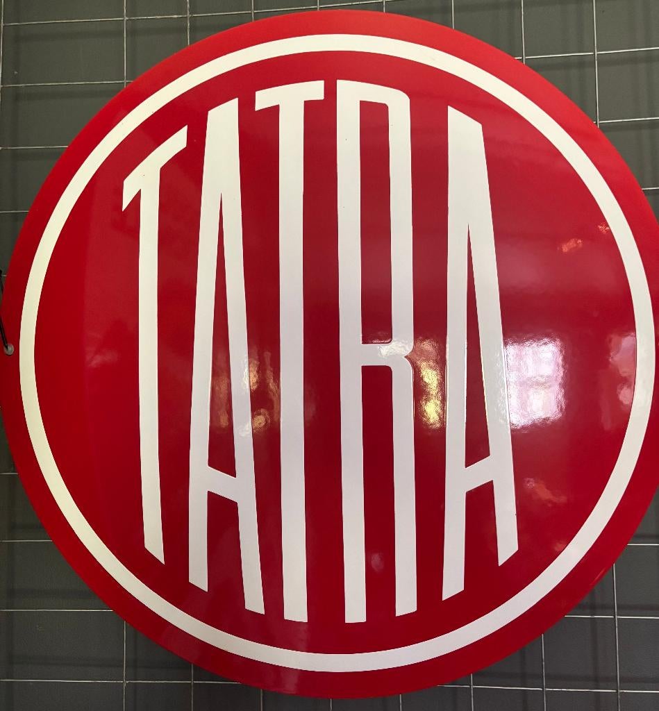 emaille reclamebord tatra, Ophalen of Verzenden, Nieuw, Reclamebord