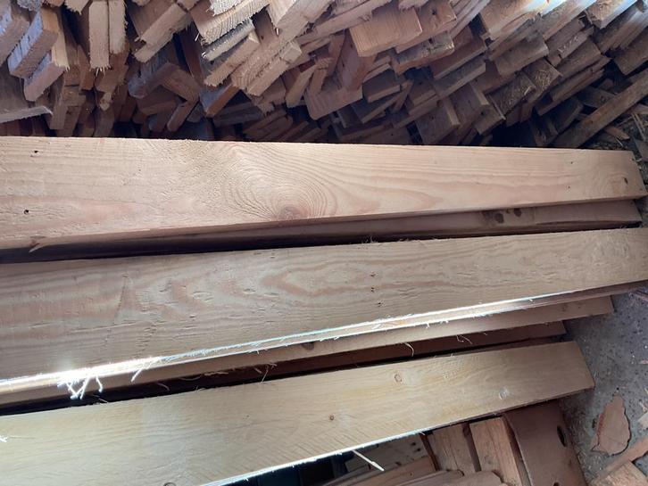 PLANKEN, Bricolage & Construction, Bois & Planches, Comme neuf, Planche, Bois d'échafaudage, Moins de 200 cm, Moins de 25 mm, Enlèvement