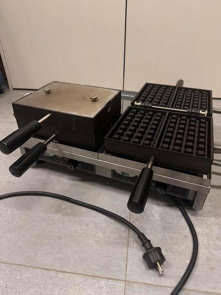 Gaufrier Double Matt, facile à nettoyer, 4 x 7, Articles professionnels, Horeca | Autre, Enlèvement