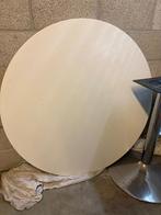 Witte ronde keuken tafel, Gebruikt, 50 tot 100 cm, Rond, Modern