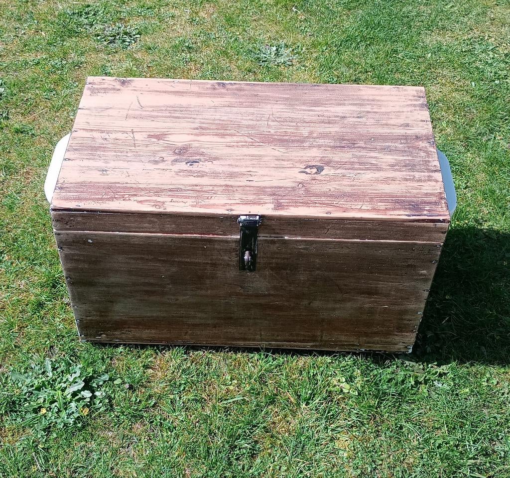 Étui de rangement vintage, sablé, Maison & Meubles, Enlèvement