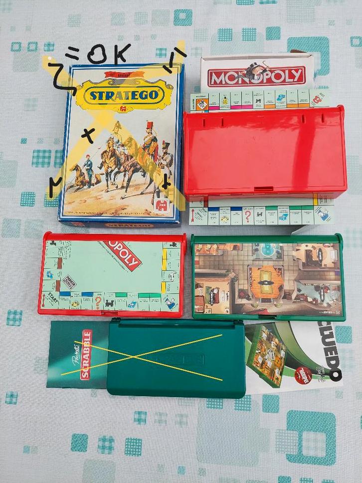 Reis gezelschapsspellen, Hobby en Vrije tijd, Gezelschapsspellen | Bordspellen, Zo goed als nieuw, Reisspel, Ophalen of Verzenden