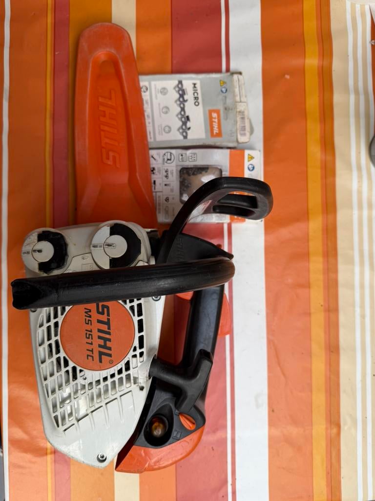 Tronçonneuse Stihl ms 151 TC, Jardin & Terrasse, Outils à main, Enlèvement, Utilisé, Autres types