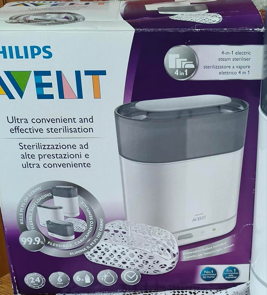 Avent sterilisator, Enlèvement, Stérilisateur