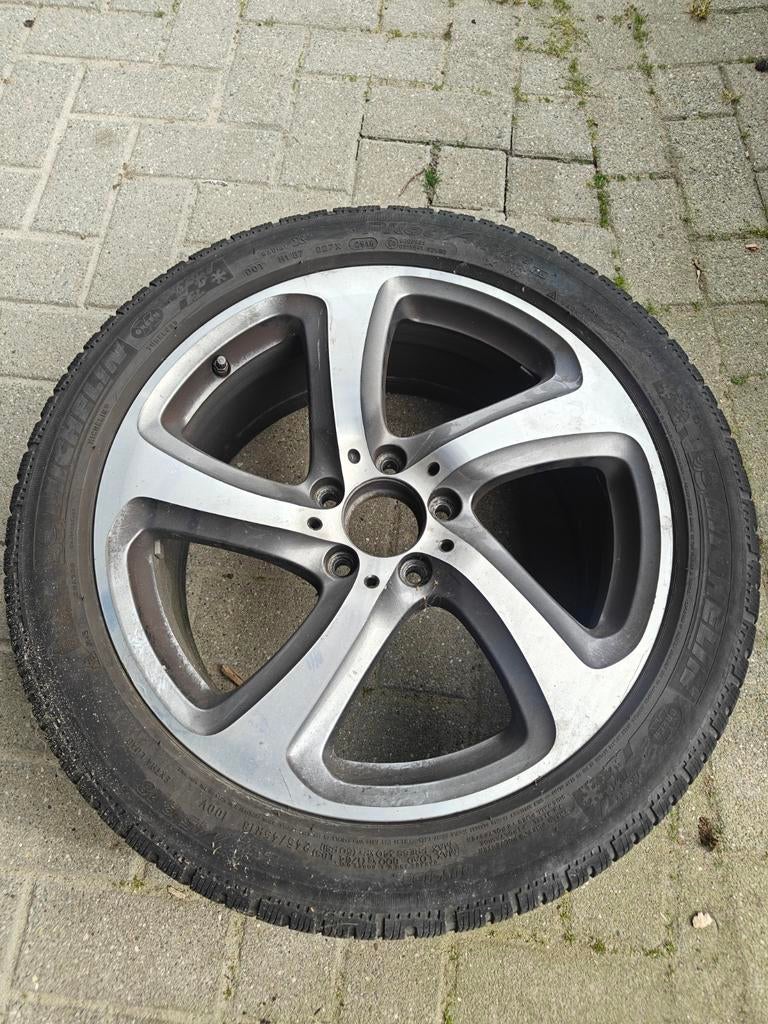 Michelin Pilot Alpin winterbanden op Mercedesvelg, Auto-onderdelen, Ophalen, Winterbanden, Band(en)