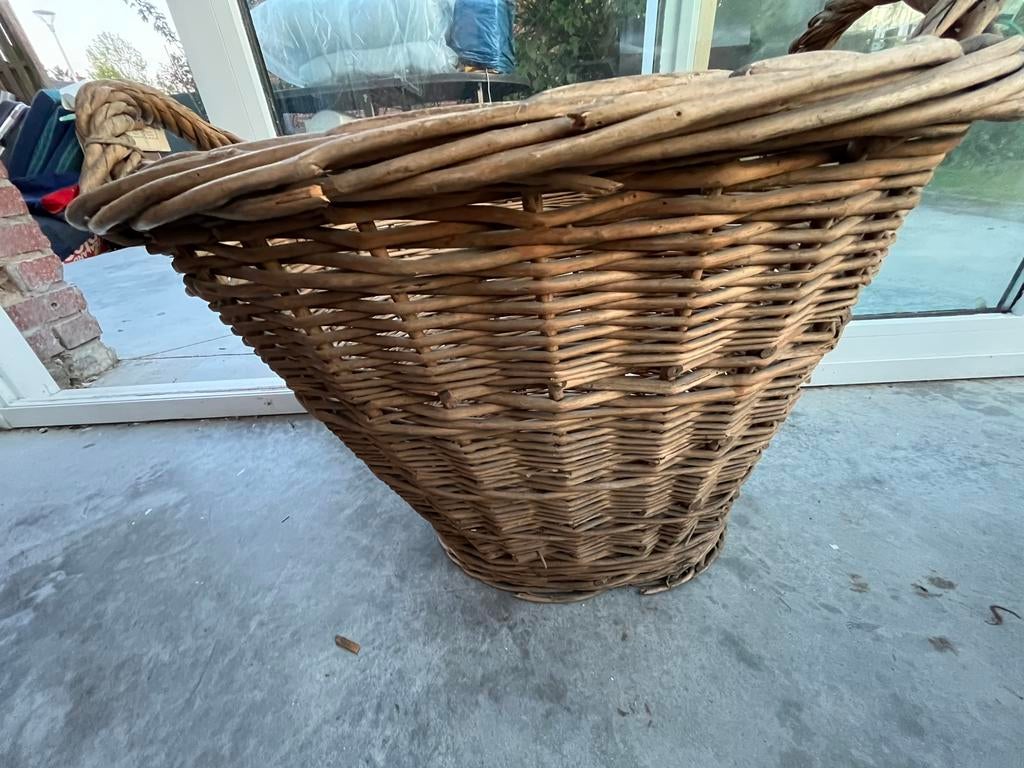 Grand panier osier, Vélos & Vélomoteurs, Enlèvement, Comme neuf