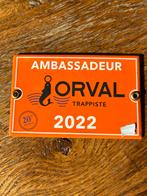 Plaque orval ambassadeur, Collections, Enlèvement, Comme neuf