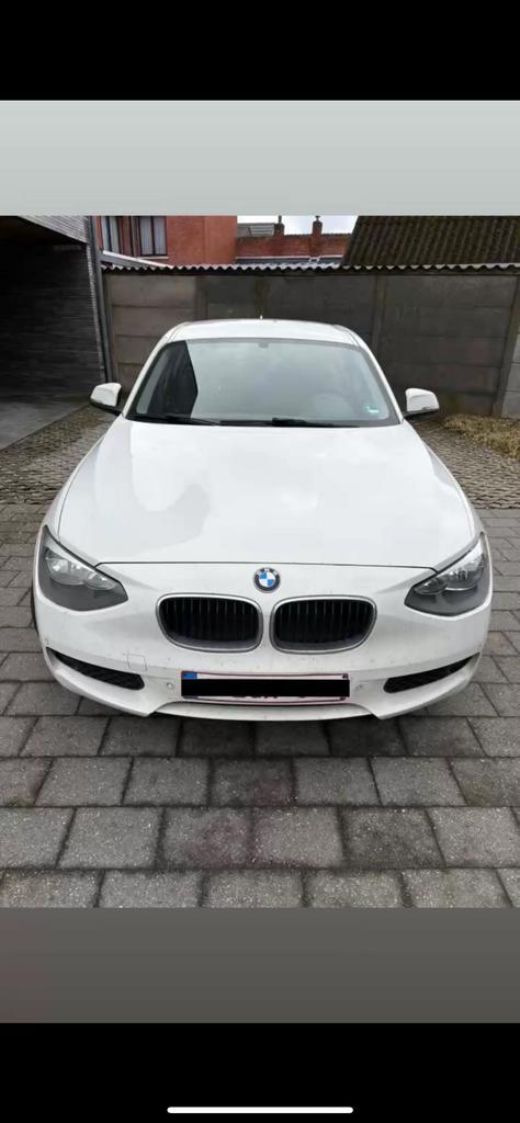 BMW 116, Auto's, BMW, Particulier, 1 Reeks, Diesel, Euro 5, 4 deurs, Handgeschakeld, Wit, Zwart, Leder, Ophalen