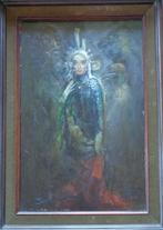 ROGER VAN BELLEGHEM / FIGUUR / OLIEVERF / 45x34cm / KADER, Ophalen of Verzenden