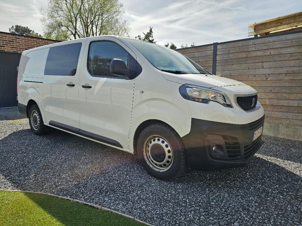 Peugeot expert 2.0 Blue HDI 2021 lichte vracht, Auto's, Stof, Wit, 6 zetels, Particulier