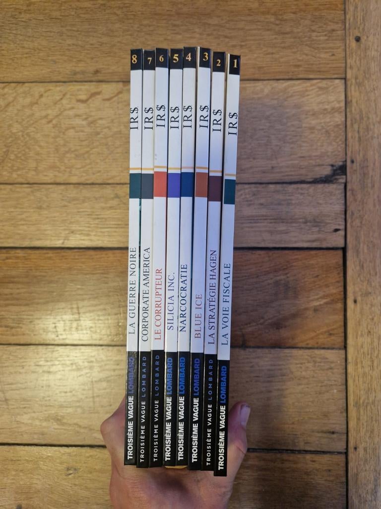 Lot de 8 bd irs 1 à 8, Enlèvement ou Envoi