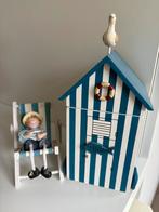 Strandhuisje met strandstoel en poppetje, Ophalen, Nieuw