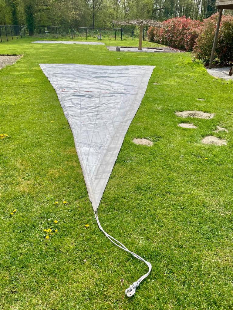 genois 5m30 x 10m25, Sports nautiques & Bateaux, Voiles & Accessoires de voile, Gênois ou Foc, Enlèvement, Utilisé, 15 à 30 m²