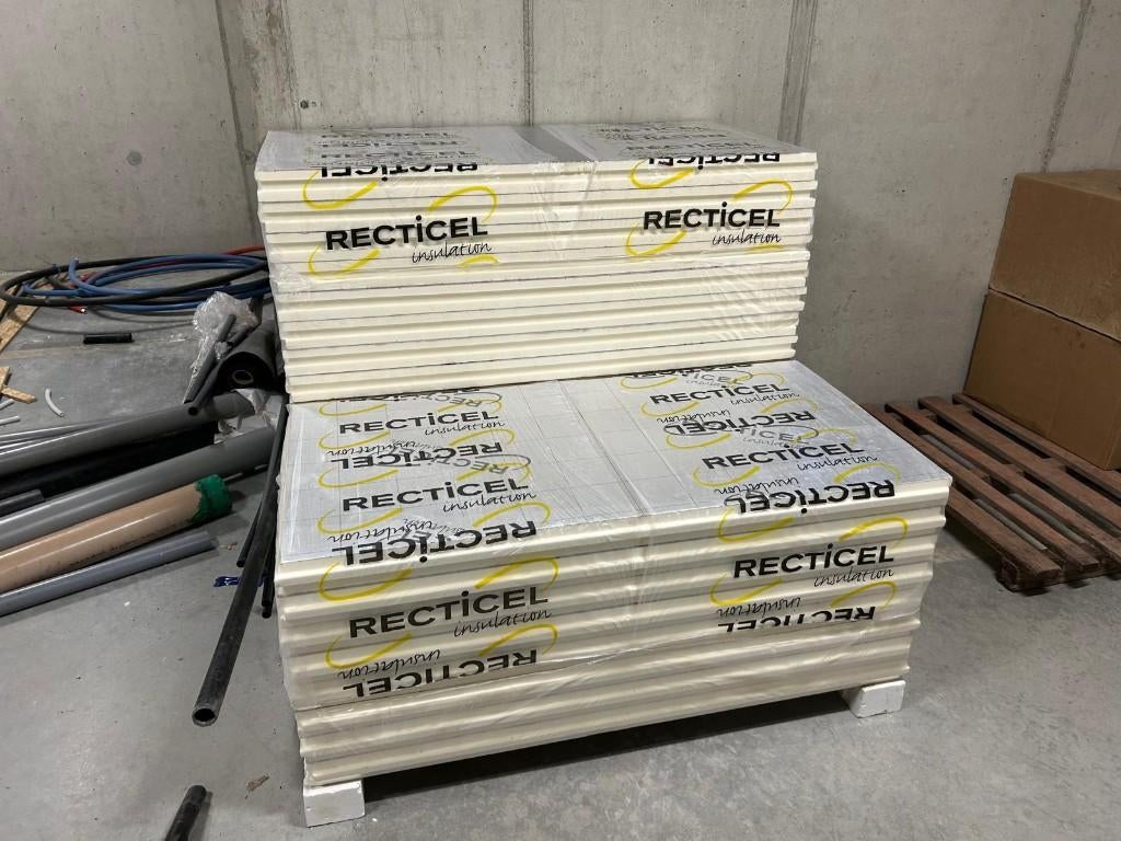 Recticel PIR-plaat 60mm, Doe-het-zelf en Bouw, Isolatie en Afdichting, Ophalen, 4 tot 8 cm, Nieuw, Hardschuim (Pir)