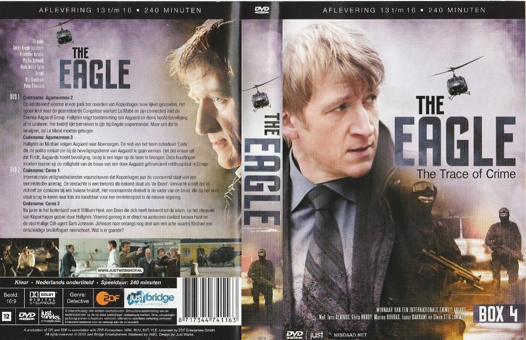 The Eagle - The trace of crime - Box 4 & 5, Cd's en Dvd's, Dvd's | Thrillers en Misdaad, Zo goed als nieuw, Maffia en Misdaad