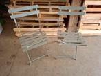 Lot de 2 chaises pliante acier maison du monde
