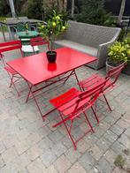 Bistro set, Ophalen, Gebruikt, Aluminium, Inklapbaar