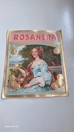 Sigaren etiket rosanera, Verzamelen, Merken en Reclamevoorwerpen, Ophalen of Verzenden