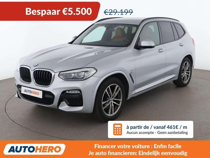 BMW X3 xDrive 20d M Sport (bj 2018, automaat), Auto's, BMW, Te koop, X3, 4x4, ABS, Airbags, Airconditioning, Bluetooth, Boordcomputer