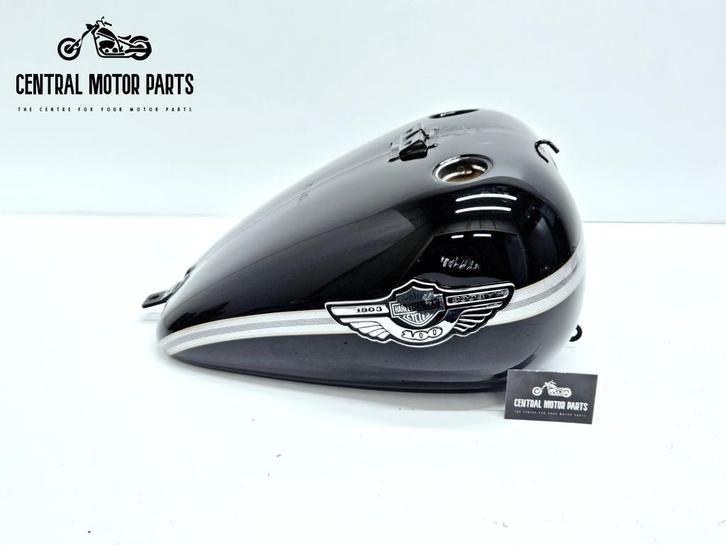 Benzine Tank Softail Anniversary 2003 Zwart, Motoren, Onderdelen | Harley-Davidson, Gebruikt, Verzenden