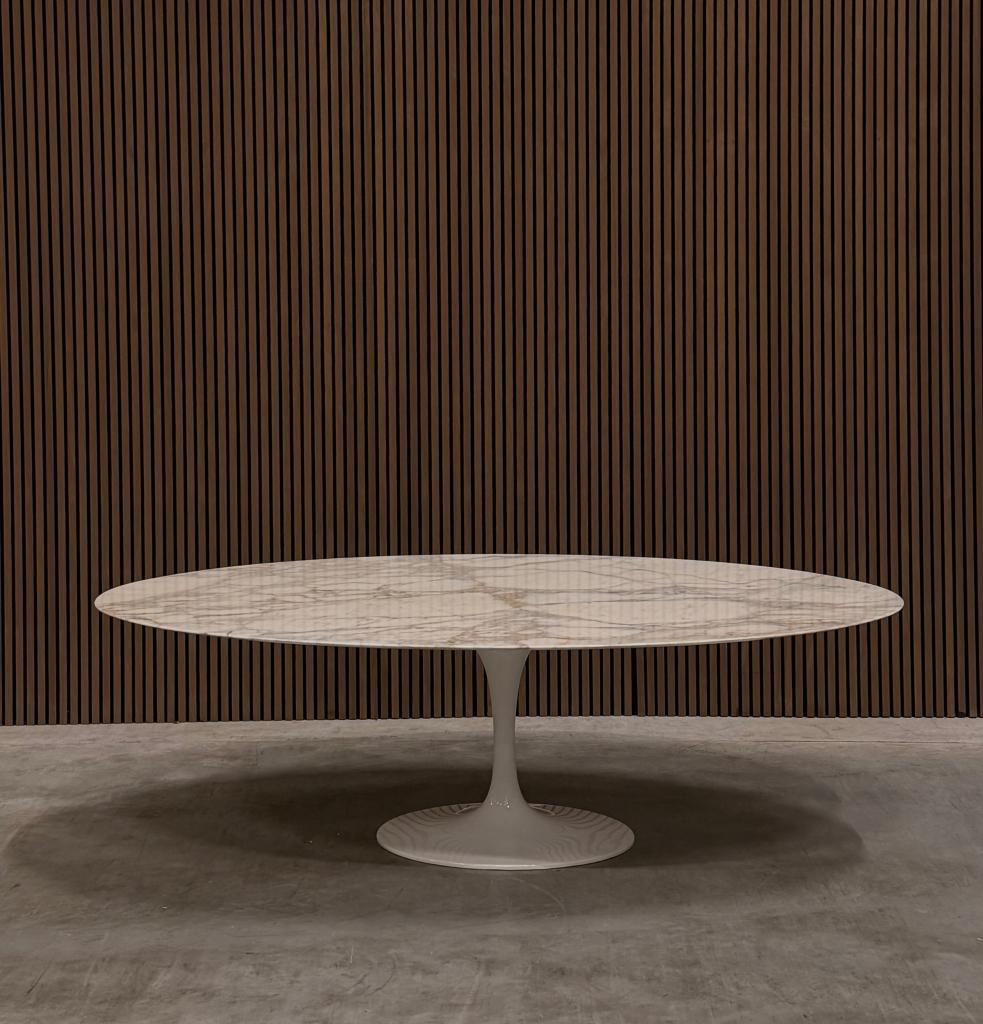 Knoll Saarinen High tulip table - Calacatta Gold, Enlèvement ou Envoi