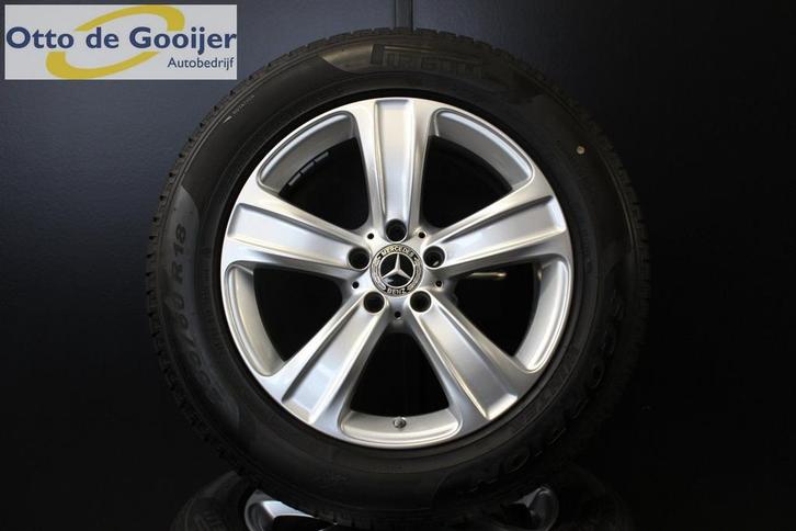 Originele Mercedes GLC Velgen 18 Inch Winterbanden Pirelli, Autos : Pièces & Accessoires, Pneus & Jantes, Pneus et Jantes, Pneus hiver