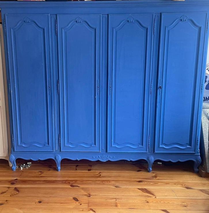 Houten kleerkast, Antiek en Kunst, Antiek | Meubels | Kasten, Ophalen