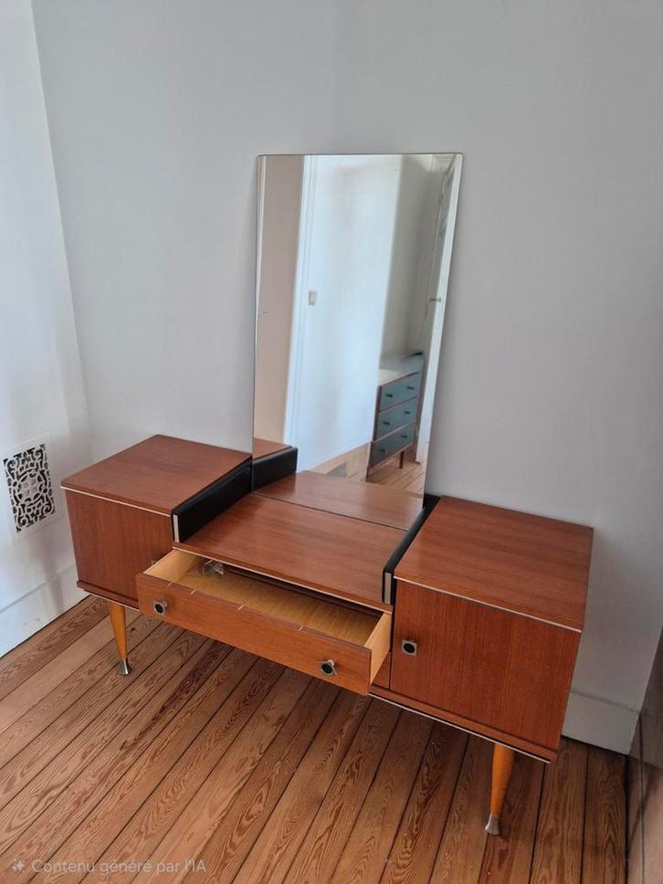 Coiffeuse Wrighton vintage, Maison & Meubles, Tables | Coiffeuses, Bois, Enlèvement