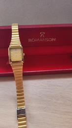 Romanson dames horloge – Nieuw (NOS) – 23K gold plated, Handtassen en Accessoires, Horloges | Dames, Overige merken, Polshorloge