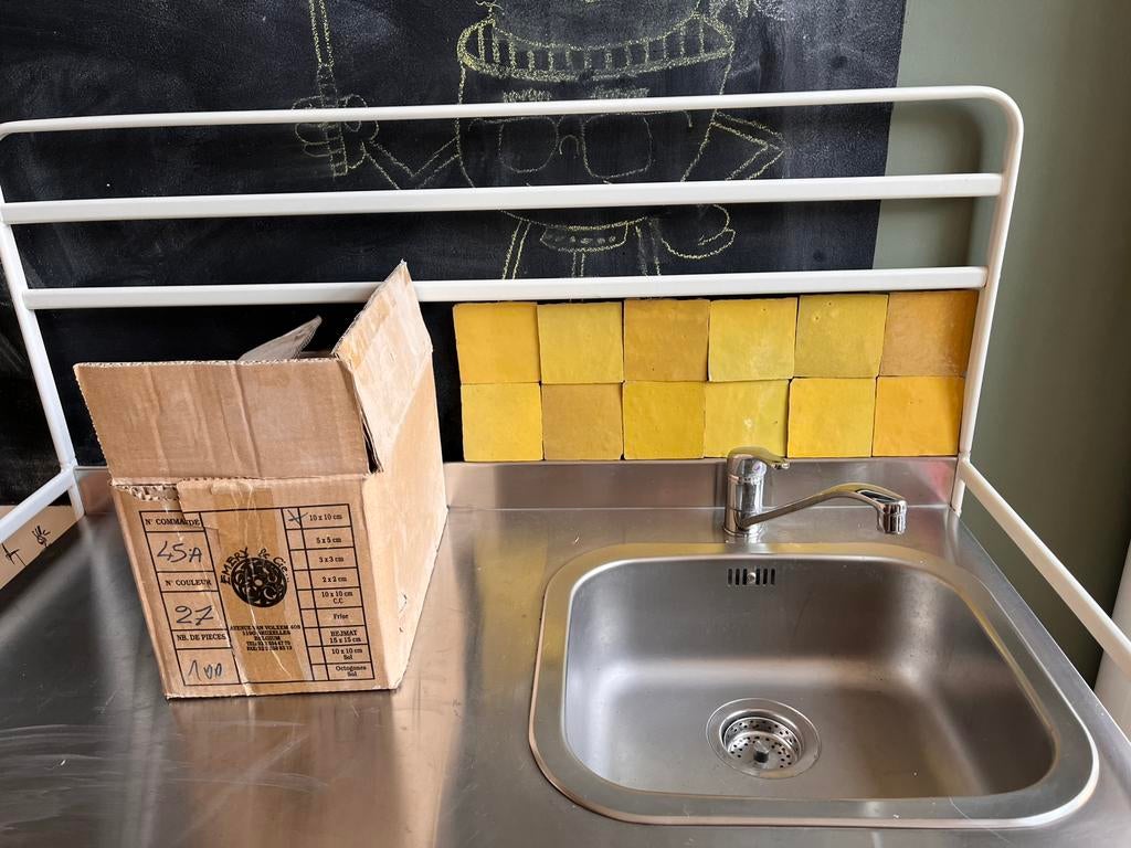 Lot de 3m2 de carrelages/zelliges Agnès Emery, Enlèvement, Comme neuf, Carrelage mural