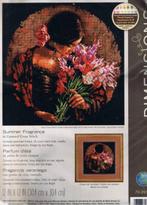 Borduurpakket Summer Fragrance van Dimensions, Hobby & Loisirs créatifs, Broderie & Machines à broder, Envoi, Neuf, Set à broder