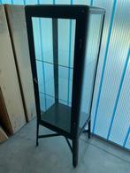Vitrinekast IKEA Fabrikör donkergrijs, Huis en Inrichting, Ophalen, 100 tot 150 cm, 50 tot 100 cm, Glas