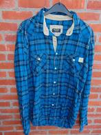 Flanellen hemd The vintage clothing co., Kleding | Heren, Ophalen of Verzenden, Gedragen, Blauw, Halswijdte 39/40 (M)