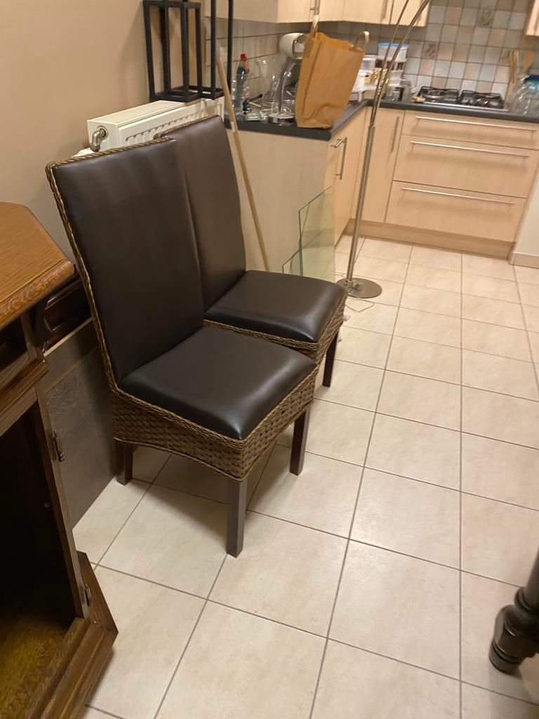 6 chaises, Maison & Meubles, Enlèvement ou Envoi, Comme neuf, Cuir