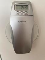 Salter zilverkleur digitale keukenweegschaal 26H/16B, Ophalen, Keukenweegschaal, 1 tot 500 gram, Digitaal