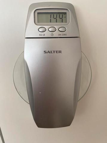 Salter zilverkleur digitale keukenweegschaal 26H/16B beschikbaar voor biedingen
