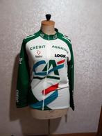 wielertrui retro vintage credit agricolo look, Fietsen en Brommers, Ophalen of Verzenden