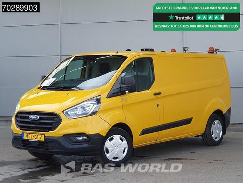 Ford Transit Custom 105pk L2H1 LED Trekhaak Airco Cruise Par, Auto's, Bestelwagens en Lichte vracht, Bedrijf, Te koop, Airconditioning