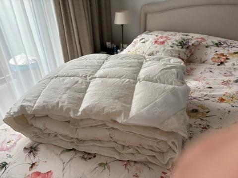 Couette/Couette, Maison & Meubles, Chambre à coucher | Linge de lit, Comme neuf, Couverture ou Couette, Deux personnes, Blanc