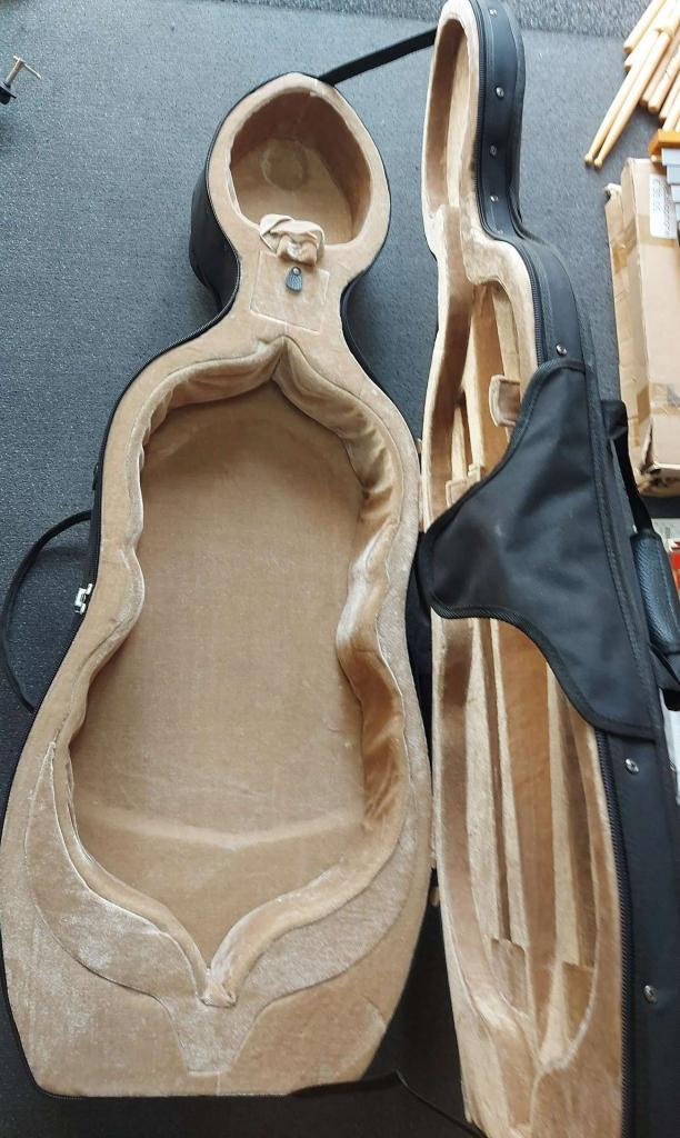Cellokoffer op wielen, maat 1/4 € 139,00, Muziek en Instrumenten, Instrumenten | Toebehoren, Nieuw, Cello, Ophalen of Verzenden
