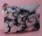 AVON: portemonnee of etui, 3 knuffelige kittens, Ophalen of Verzenden, Nieuw, Roze