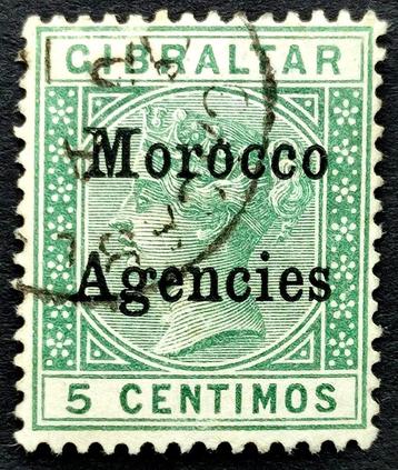 5 Centimos Gibraltar "Morocco agencies" 1898 beschikbaar voor biedingen