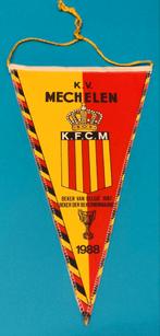 KV Mechelen 1988 prachtige vintage voetbal vaandel, Diversen, Ophalen of Verzenden, Zo goed als nieuw