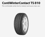 4 winterbanden 205/50R17 Continental WinterContact TS810s, Auto-onderdelen, Banden en Velgen, Ophalen, Gebruikt, 17 inch, Band(en)