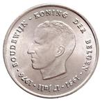 5 Zilver munten 250 Franc Boudewijn 1976, Zilver, Ophalen of Verzenden, Zilver, Losse munt