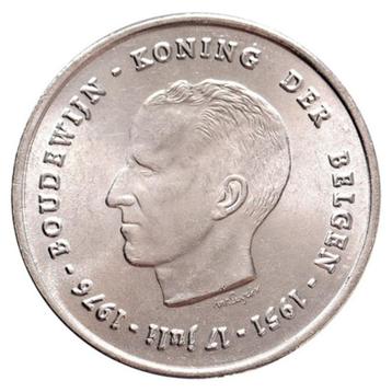 5 pièces en argent 250 Franc Boudewijn 1976 