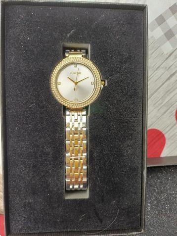 Furore FU2102 goudstalen horloge voor dames