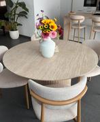 Table à manger en travertin de style japonais/scandinave, Maison & Meubles, Tables | Tables à manger, Enlèvement, Comme neuf